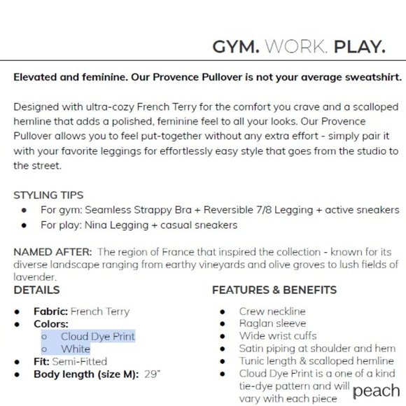 Provence Pullover - Picture 2 of 2